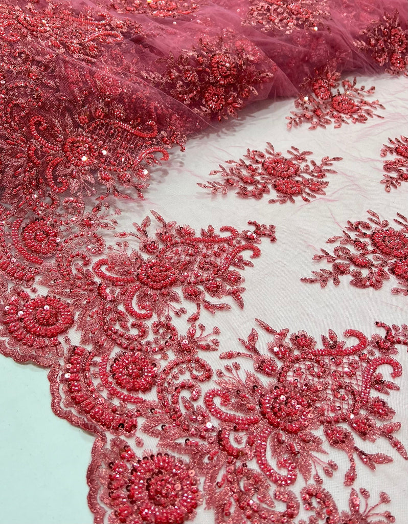 Tul Bordado Con Pedreria "Elisa"