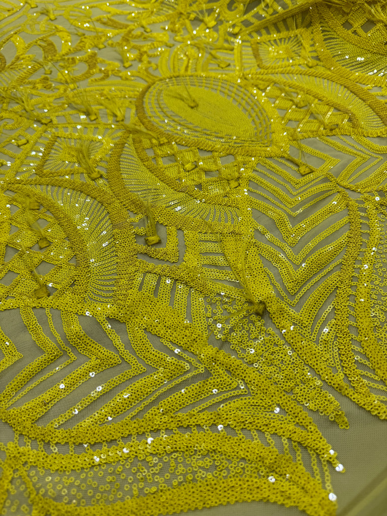 Lentejuela de Diseño y Plumas "Gatsby"