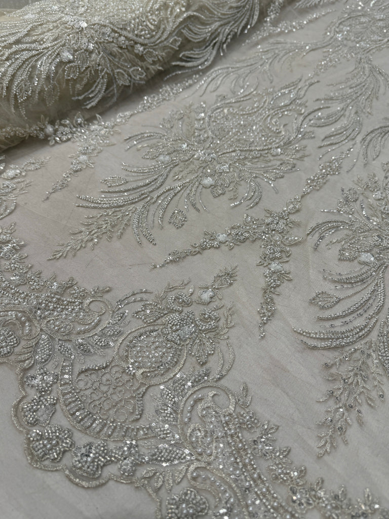 Tul Bordado Con Pedreria Y Lentejuela "Blair"