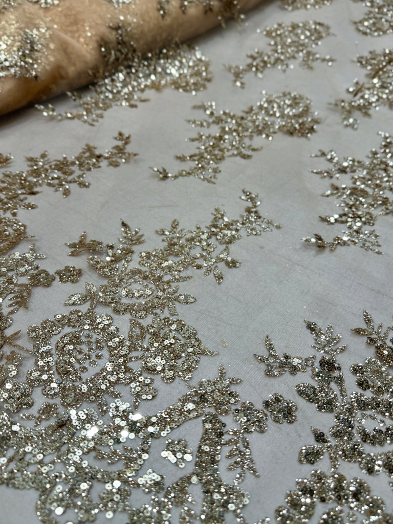 Tul De Diseño Con Glitter Y Lentejuela "Gia"