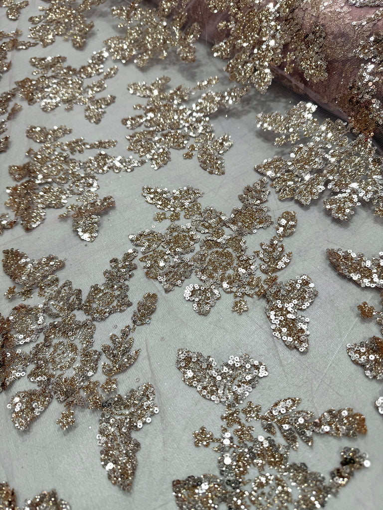 Tul De Diseño Con Glitter Y Lentejuela "Kya"