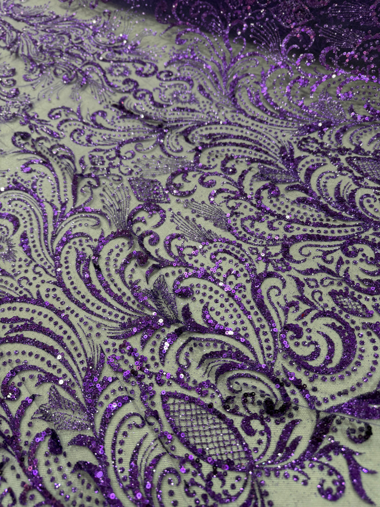 Tul Glitter De Diseño Con Lentejuela "Katia"