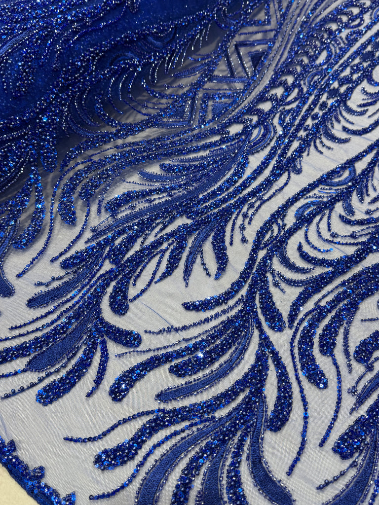 Tul Bordado Lentejuela Y Pedreria "Edith"