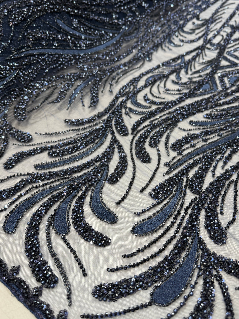 Tul Bordado Lentejuela Y Pedreria "Edith"