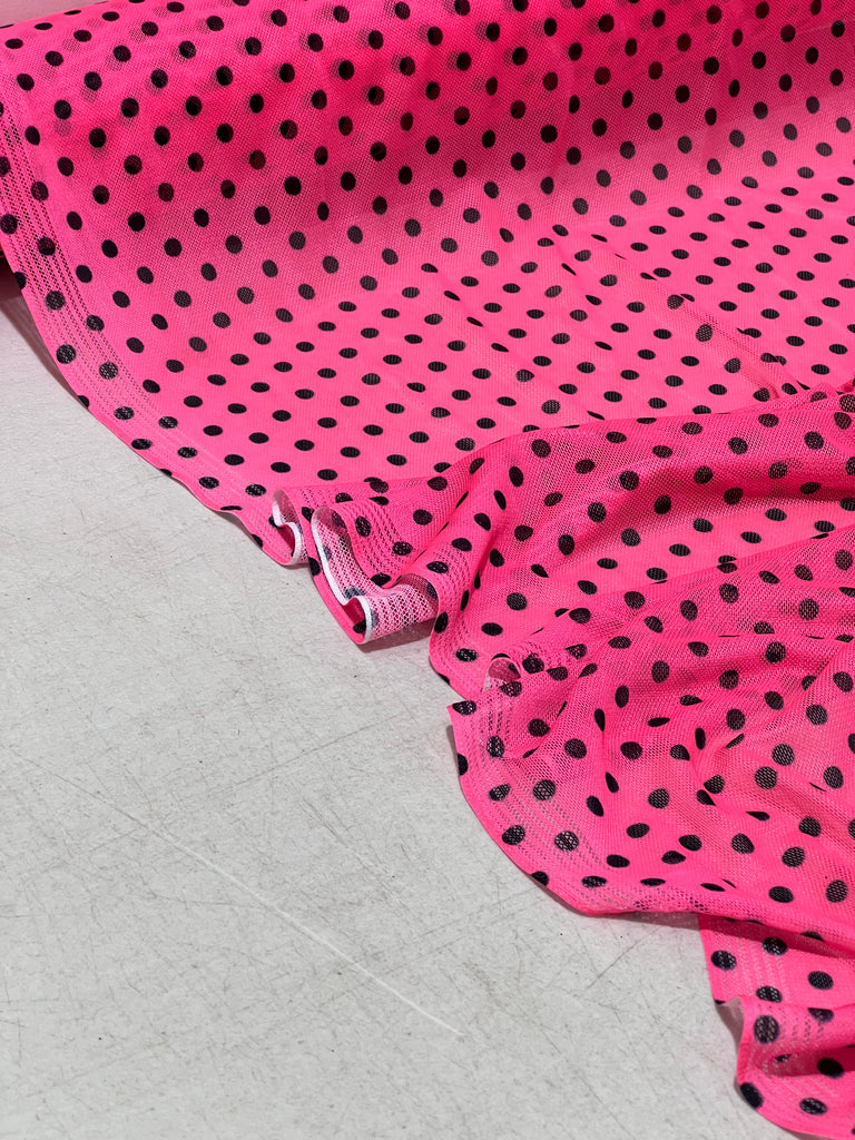 Mesh Estampado Lunares