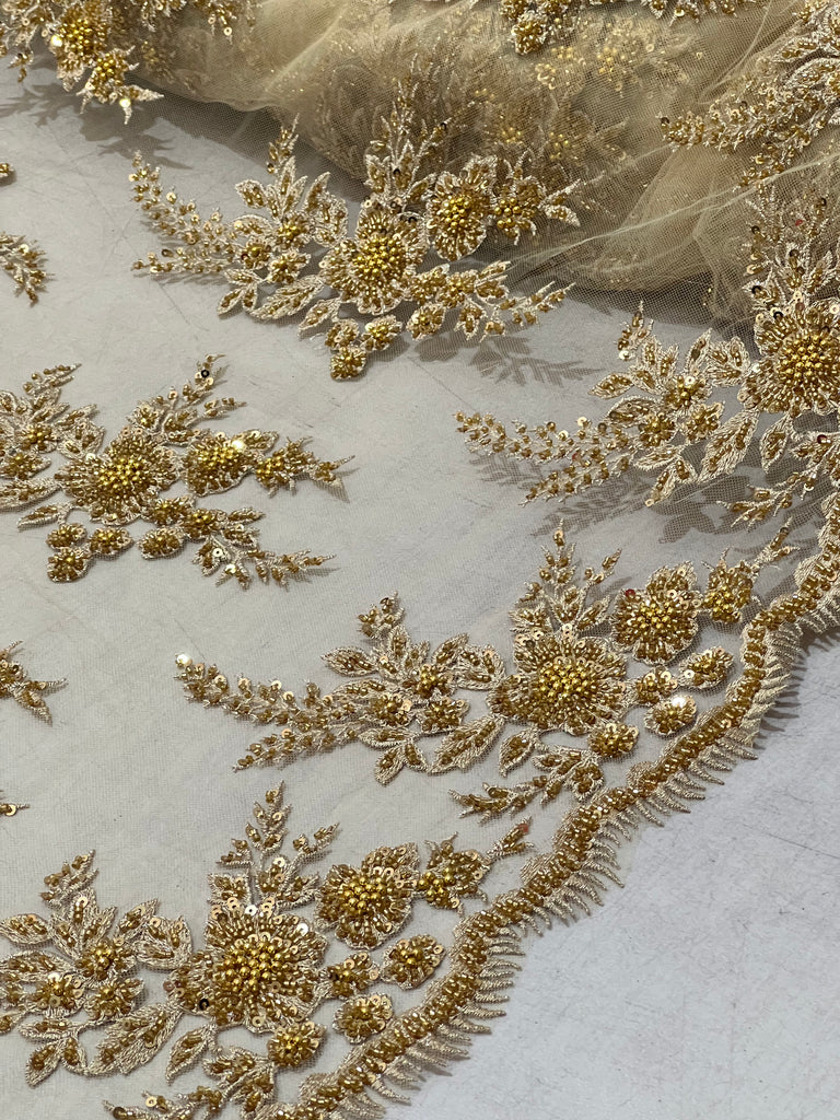 Tul Bordado Con Pedreria "Karla"