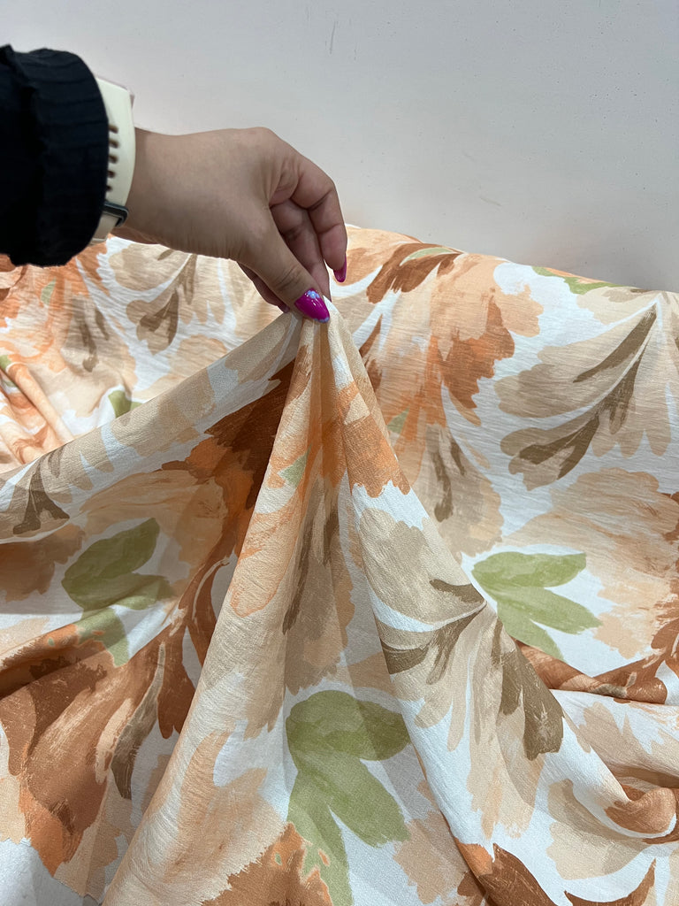 Tacto Lino Estampado Acuarela "Valentina"