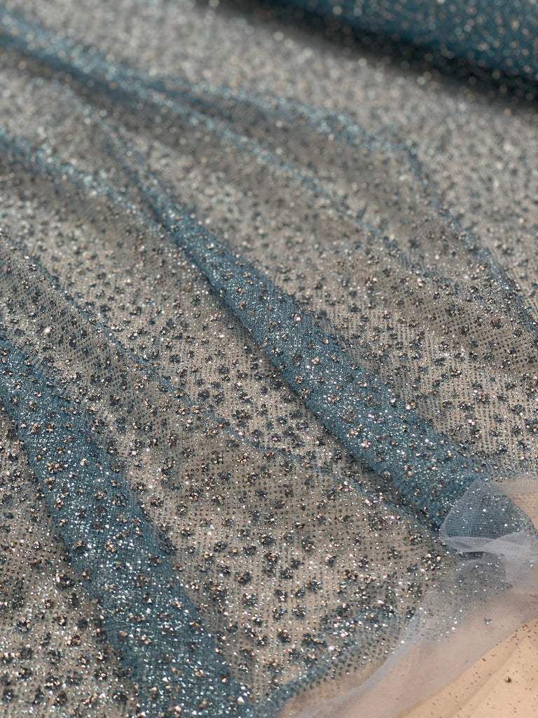 Tul Glitter Con Pedreria "Eira"