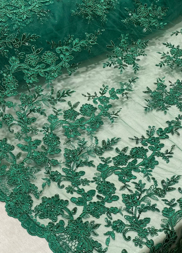 Tul Bordado Con Lentejuela "Sidney"