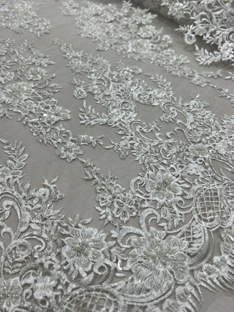 Tul Bordado Pedrería Bicolor "Olimpia"